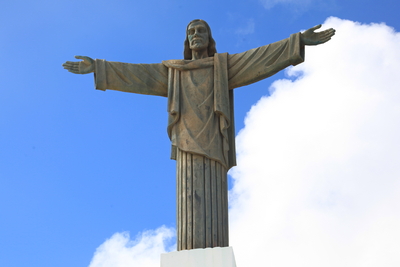 Christusbeeld bij Puerto Plata in de Dominicaanse Republiek ©puurnaturisme